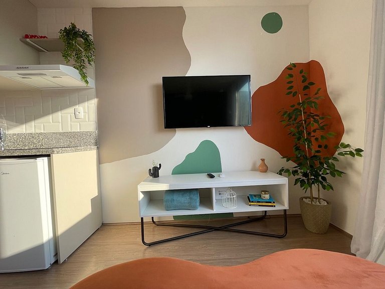 Loft delicioso estilo Boho no Brás