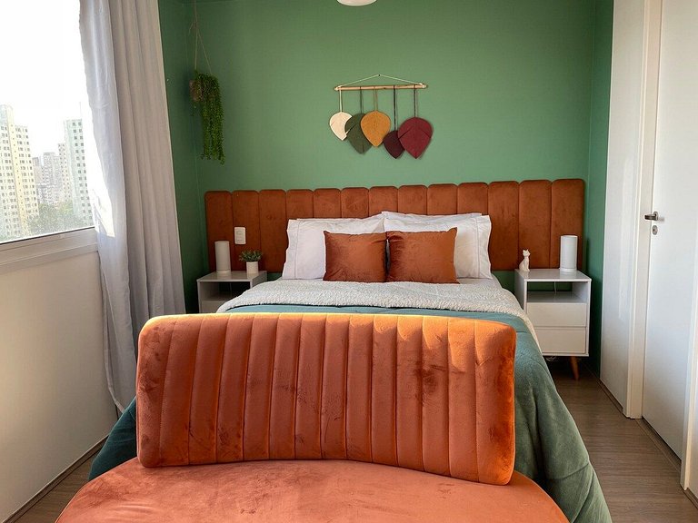 Loft delicioso estilo Boho no Brás