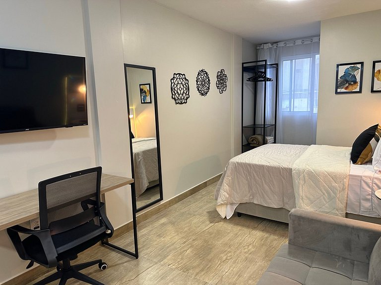 Studio moderno e reformado na Bela Vista