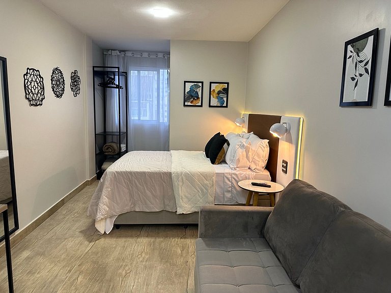 Studio moderno e reformado na Bela Vista