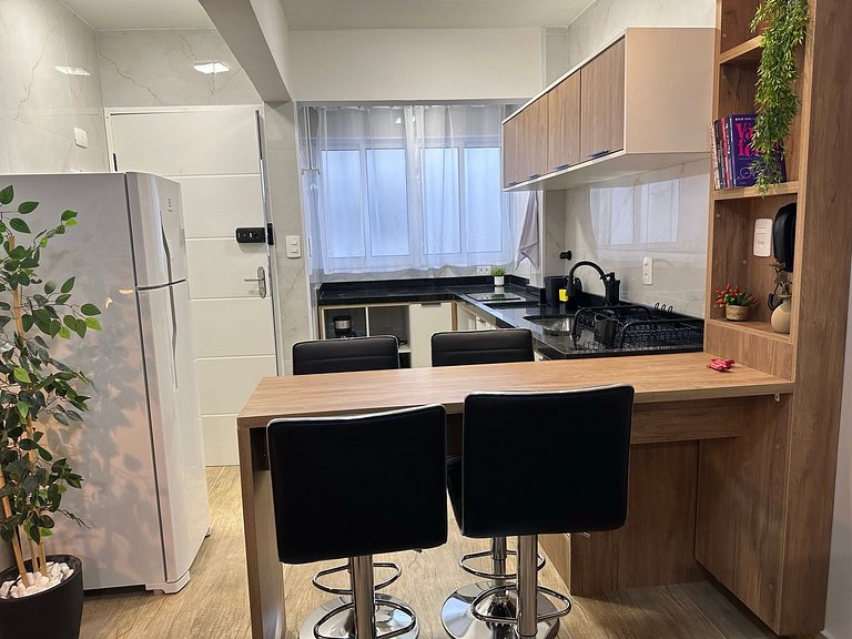 Studio moderno e reformado na Bela Vista