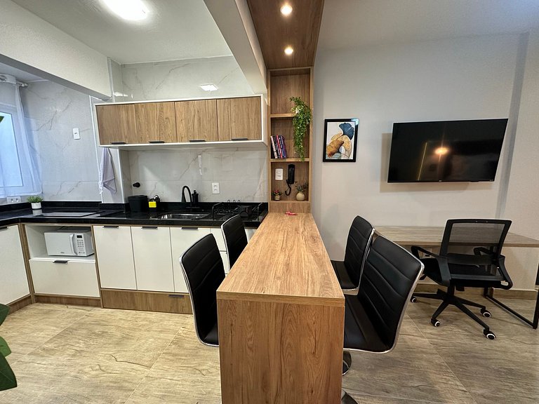 Studio moderno e reformado na Bela Vista
